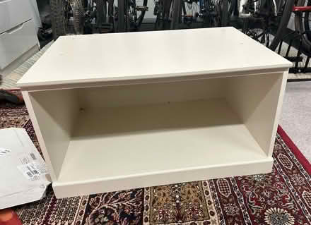 Photo of free 3 piece white furniture set (Yarnton) #3