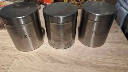 Photo of free Tea Coffee Sugar containers (Dunfermline KY12) #1
