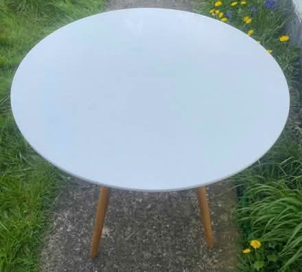 Photo of free Round White Table (Greengates BD10) #2