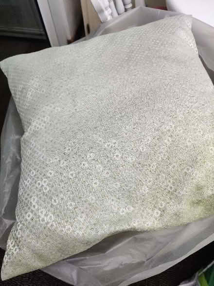 Photo of free 10 square cushions. New. (Chingford E4) #1