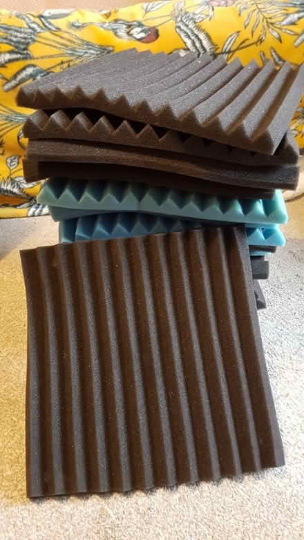 Photo of free 17 x foam accoustic tiles (GL12) #1