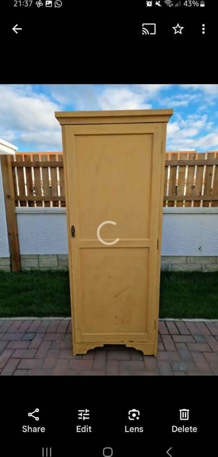 Photo of free Antique single wardrobe (Roslin, Midlothian EH25) #1