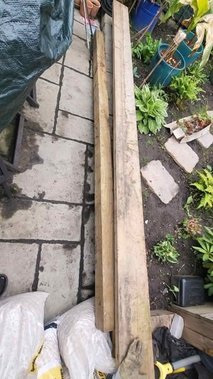 Photo of free Timber/ Wood fence posts & planks (New Cross SE14) #2