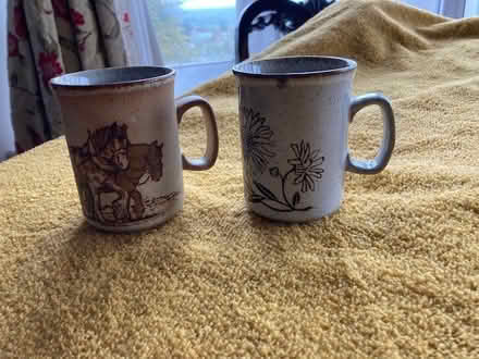 Photo of free Two Dunoon Ceramics mugs - both slightly damaged (Malvern WR14) #1