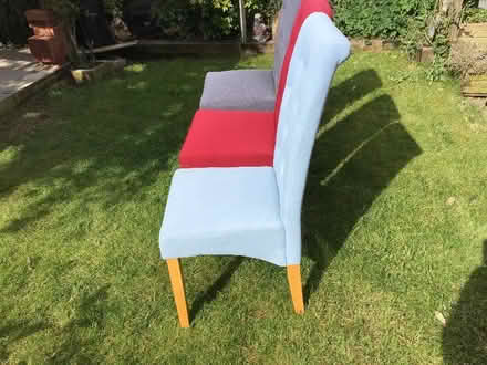 Photo of free 6 High Back chairs (Comberton DY10)