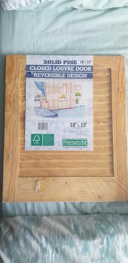 Photo of free Pine louvre door (Robinswood Hill, Gloucester) #1