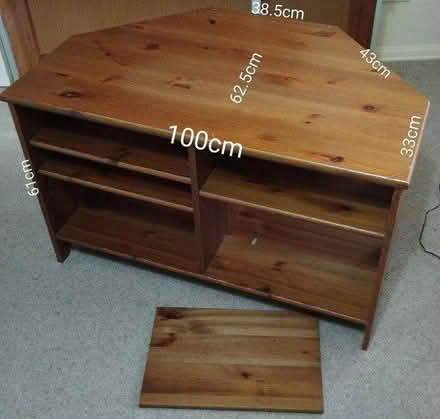 Photo of free Wooden corner TV unit (Bicton Heath SY3) #1