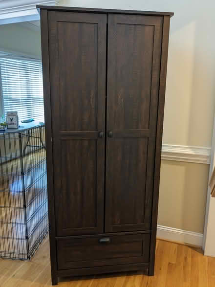 Photo of free 6ft tall storage cabinet (Conover) #1