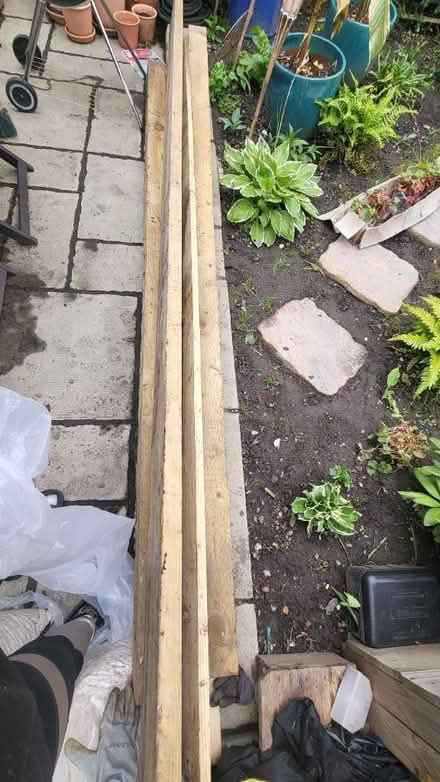 Photo of free Timber/ Wood fence posts & planks (New Cross SE14) #1