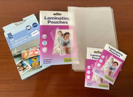 Photo of free Selection of laminating pouches (North Shields NE29) #1
