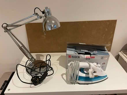 Photo of free Desk Lamp and Iron (Kidlington/Bicester area) #3