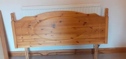 Photo of free Double wooden headboard (Bethesda LL57) #1