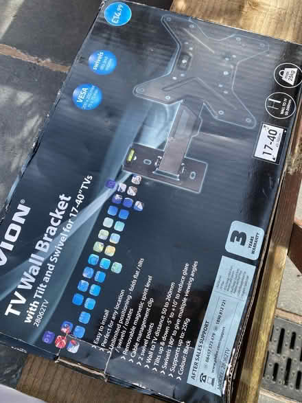 Photo of free TV wall brackets (Prestwich M25) #2