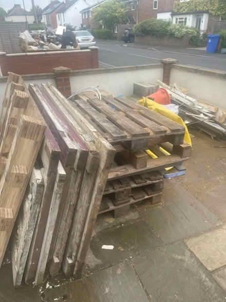 Photo of free wooden pallets and wooden doors (Horsell GU21) #2