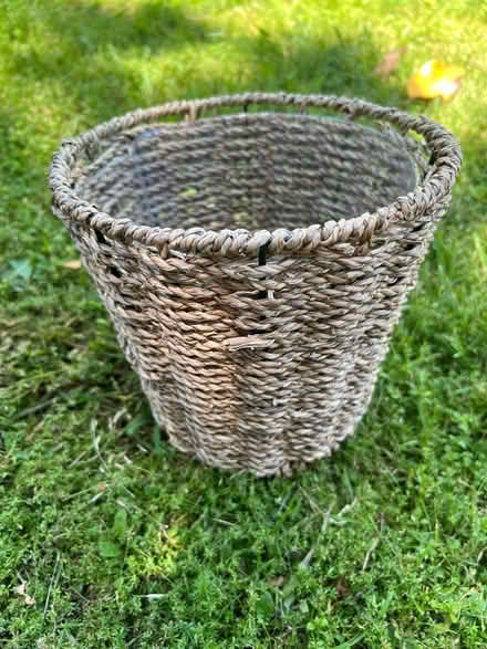 Photo of free Wicker basket with plastic lining (San Jose Burbank Area) #2