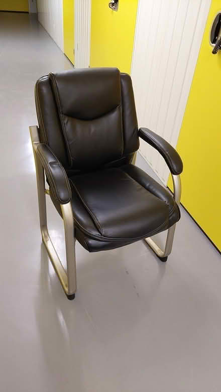 Photo of free 3 x Faux lather chair (GU2 Woodbridge Medows) #1