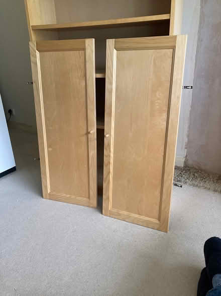 Photo of free Tall wood shelves (ikea) (Cuckfield) #2