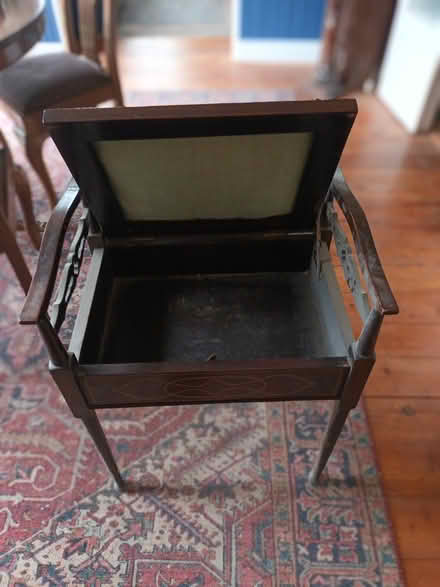 Photo of free Piano stool (Cwmbach Llechrhyd LD2) #2