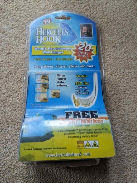 Photo of free Wall Hooks for Plasterboard Walls (University Area RG6) #1