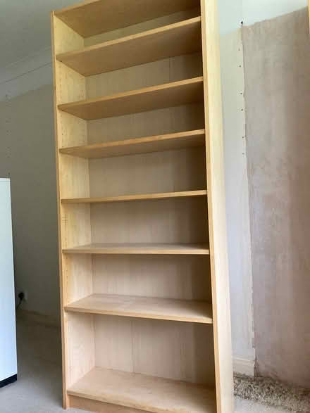Photo of free Tall wood shelves (ikea) (Cuckfield) #1