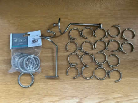 Photo of free Metal curtain rings (Waterlooville PO8) #1