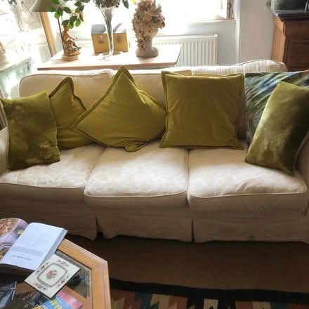 Photo of free 3 seater soft sofa (Bridport) #1
