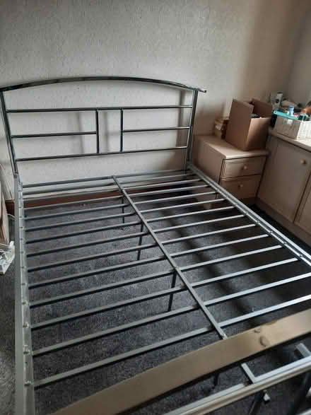 Photo of free Double bed base and mattress (Wrose shipley BD18) #1
