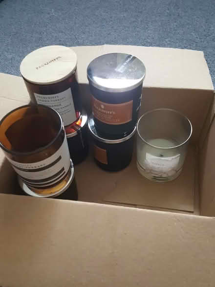 Photo of free Box of used candle jars (Melbourne CM1) #1