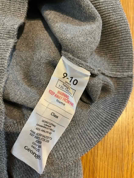 Photo of free 4 x size 9/10 grey school jumpers (Oldfield Brow, Altrincham) #2