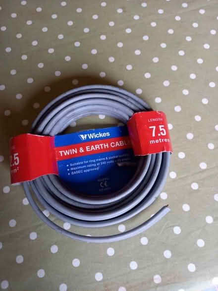 Photo of free Twin and Earth Cable (Walderslade ME5) #1