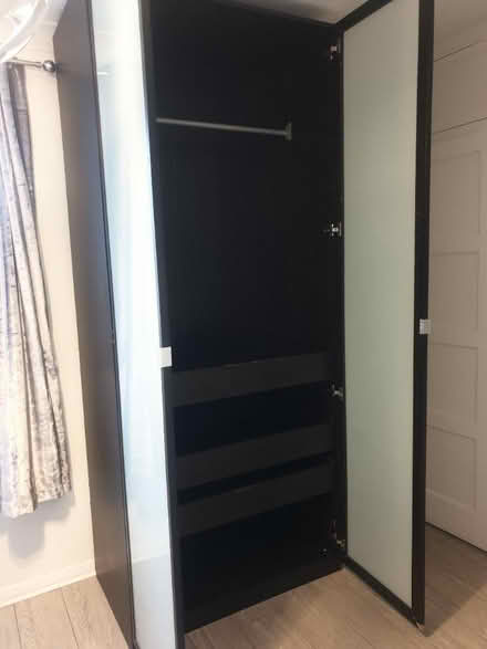 Photo of free Tall double ikea brown wardrobe (Northolt UB5 6) #2