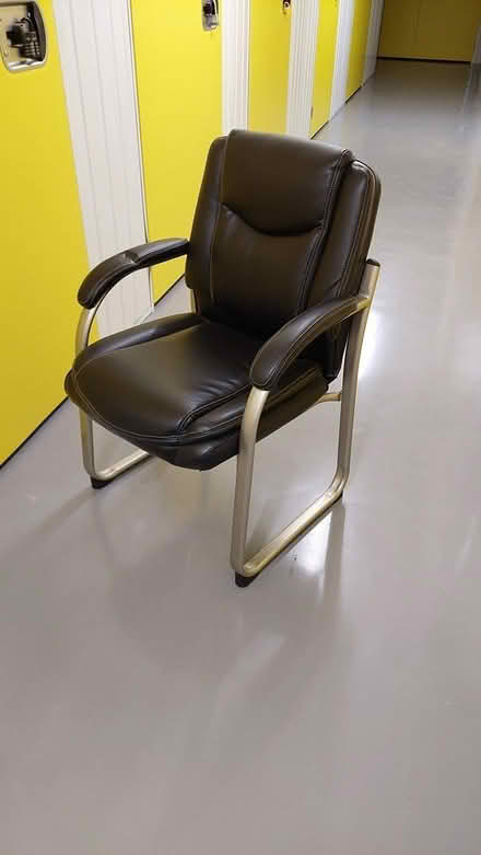 Photo of free 3 x Faux lather chair (GU2 Woodbridge Medows) #2