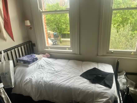 Photo of free Black bobbin wood single bed (NW2) #1