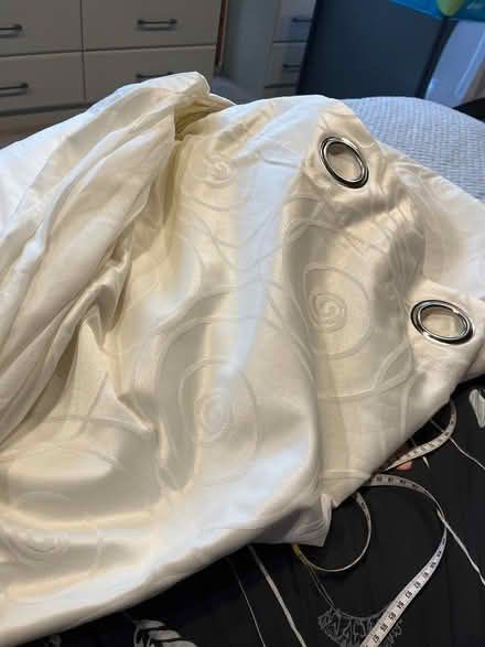 Photo of free Cream Curtains very good condition (LE67 Markfield) #2
