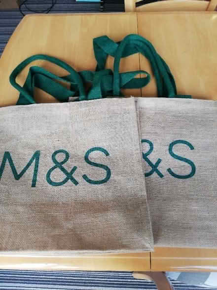 Photo of free Two M&S Hessian shopping bags (Harrogate HG2) #1