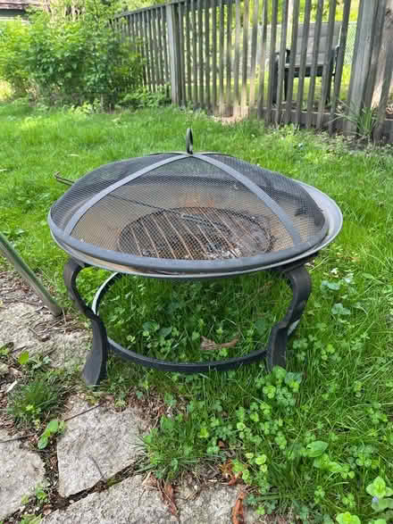 Photo of free Wood-burning Patio Fire Pit Table (Evanston, near Penny Park)