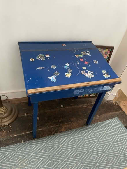 Photo of free Vintage school desk (Newport CB11) #1