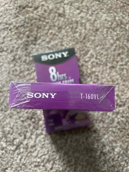 Photo of free (2) SONY T-160VL VHS tapes (Pittsford) #3