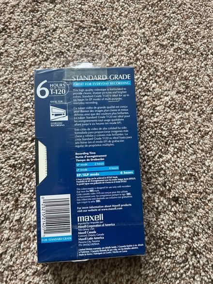 Photo of free (1) Maxell T-120 VHS tape (Pittsford) #2