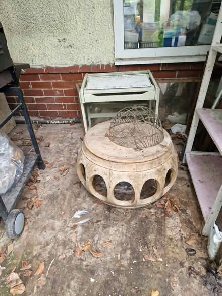 Photo of free Childs desk,upright freezer (Whalley range M16) #1