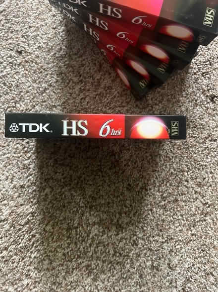 Photo of free (5) individual TDK T-120HSBH VHS (Pittsford) #3