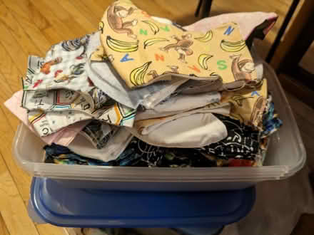 Photo of free Small Cotton fabric pieces (Pawtucketville / Lowell) #1