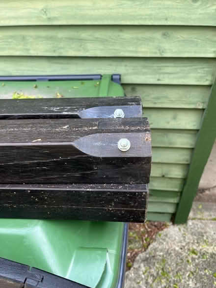 Photo of free Outdoor dining table — weathered (Evanston, near Penny Park) #4