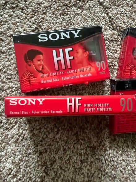 Photo of free (4) Sony HF 90min cassette tapes (Pittsford) #3