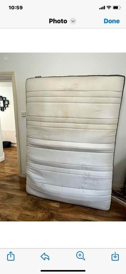Photo of free Double bed mattress (Alperton HA0) #2