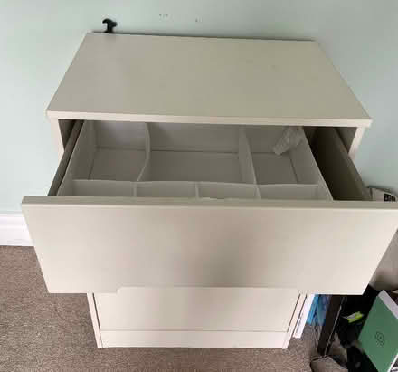 Photo of free White / cream chest of drawers (Whitley Bay NE26) #3