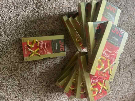 Photo of free (15) JVC SX Gold 120 VHS tapes (Pittsford) #1