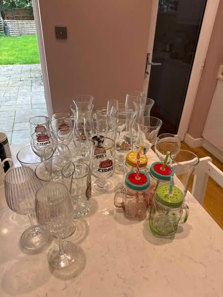 Photo of free Lots of wine, pint & other glasses (Ickleford, SG5) #1