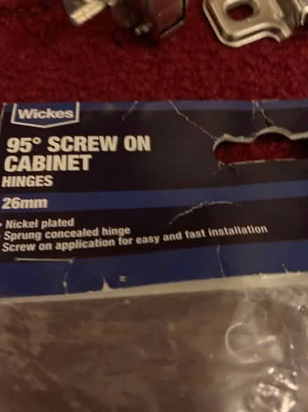 Photo of free Cabinet hinges (Innsworth GL3) #1