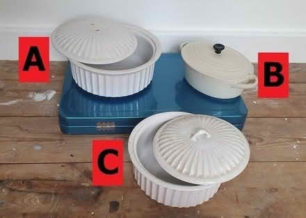 Photo of free Cermic, Metal and Pyrex Dishes (Camberwell Green) #1